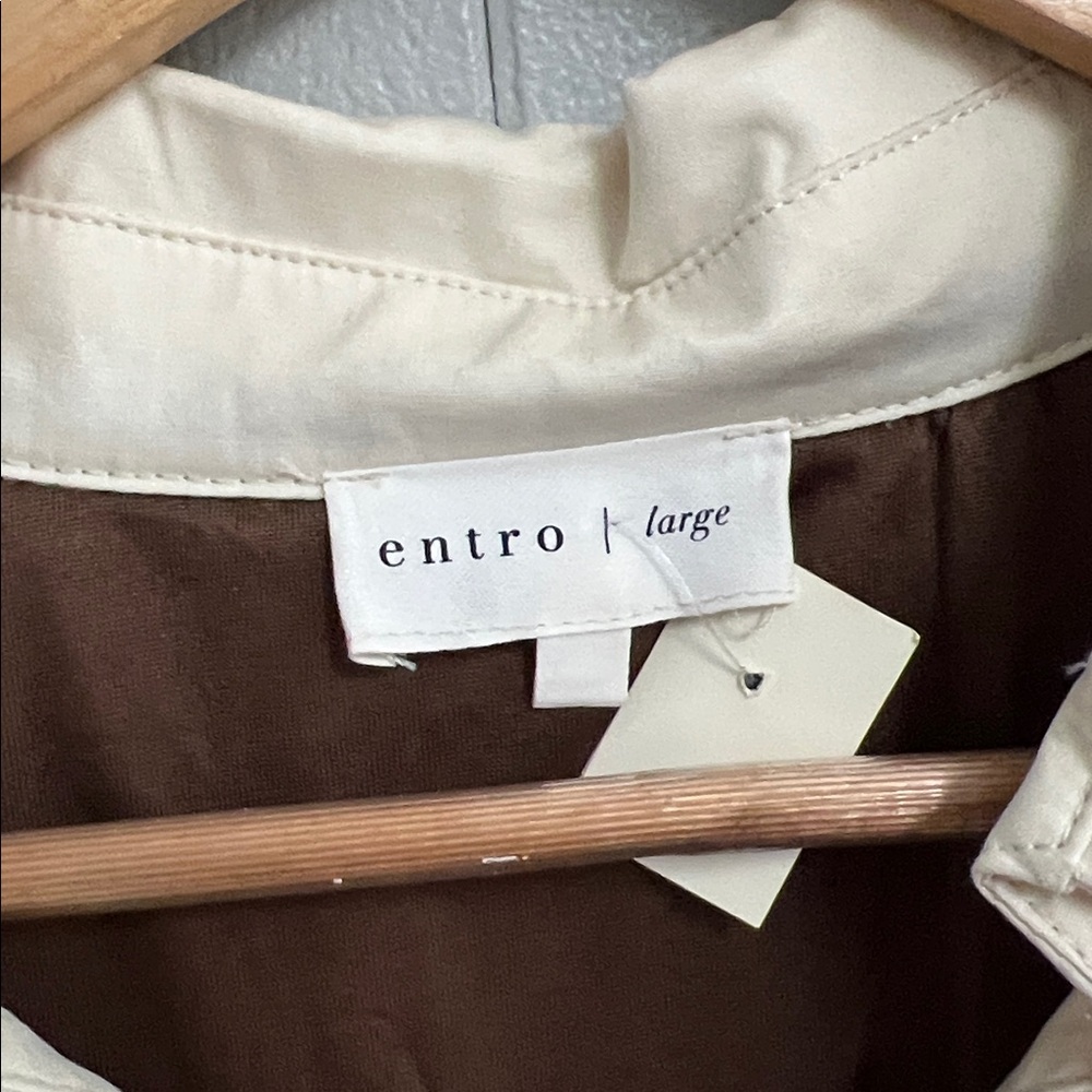 NWT Brown Entro Dress Large - Picture 5 of 15